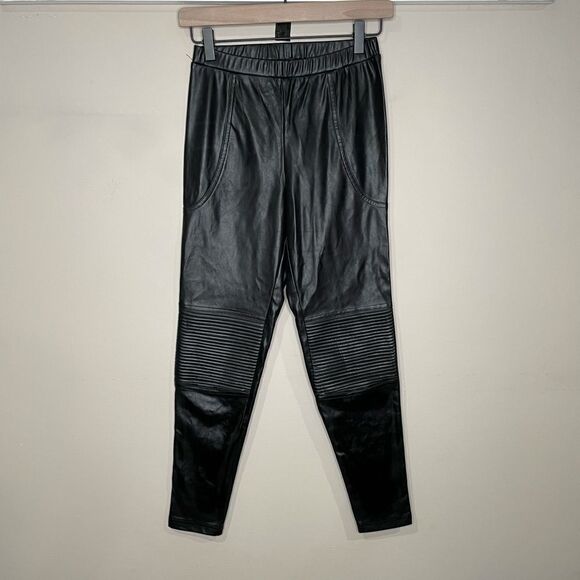 Line & Dot / Revolve / Mauvais Garcon Moto Pant in Black - Picture 4 of 8
